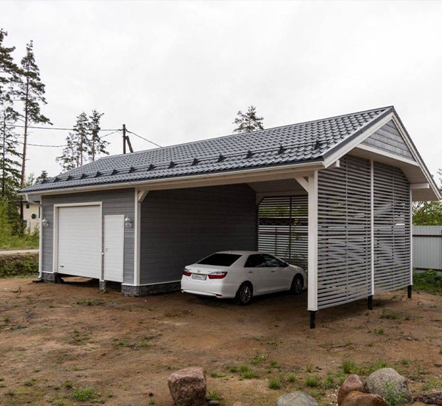 Монтаж винтовых свай под гараж в Обнинске